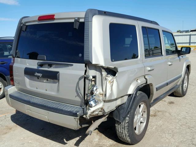 1J8HG48K08C105328 - 2008 JEEP COMMANDER BEIGE photo 4