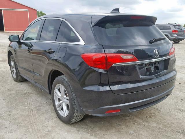 5J8TB4H3XDL806110 - 2013 ACURA RDX BLACK photo 3