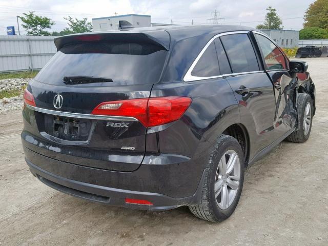 5J8TB4H3XDL806110 - 2013 ACURA RDX BLACK photo 4