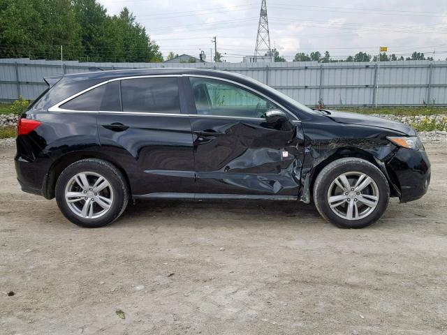 5J8TB4H3XDL806110 - 2013 ACURA RDX BLACK photo 9