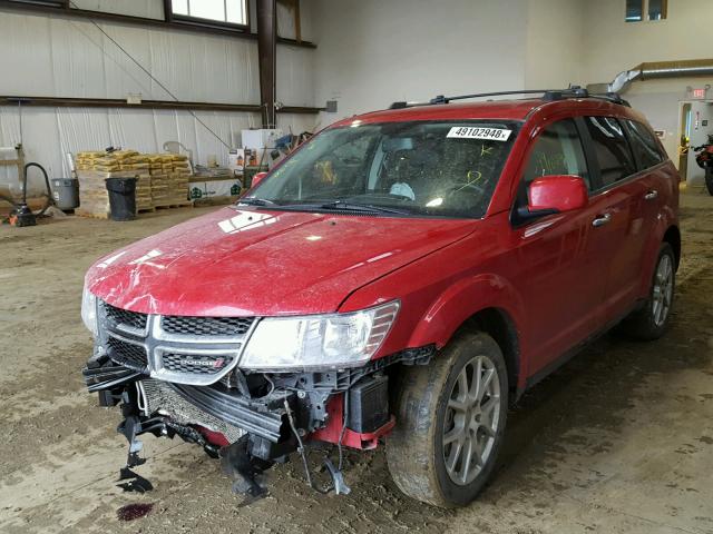 3C4PDDFGXGT134462 - 2016 DODGE JOURNEY R/ RED photo 2