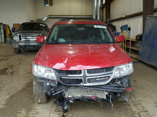 3C4PDDFGXGT134462 - 2016 DODGE JOURNEY R/ RED photo 9