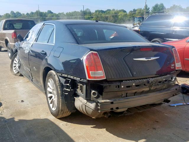 2C3CCAAG6EH378658 - 2014 CHRYSLER 300 BLACK photo 3