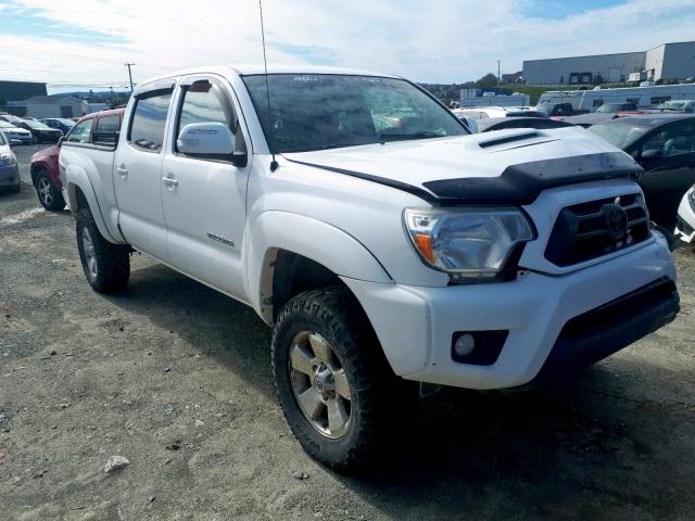 5TFMU4FN0CX004450 - 2012 TOYOTA TACOMA DOU WHITE photo 1