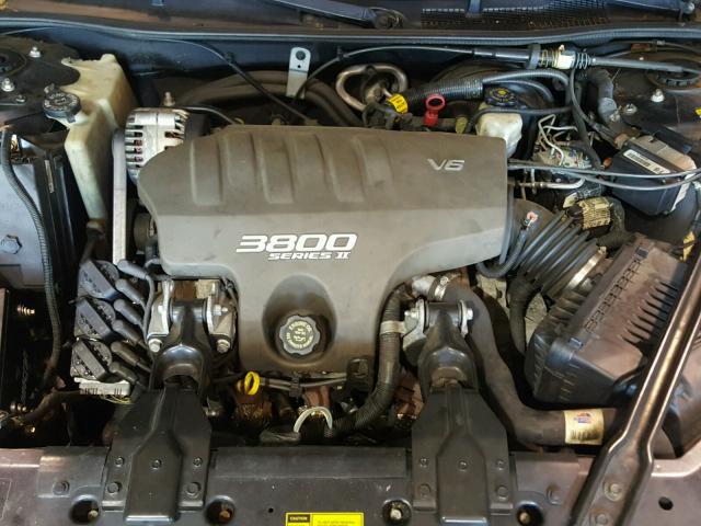 1G2WP52K41F117813 - 2001 PONTIAC GRAND PRIX BLACK photo 7