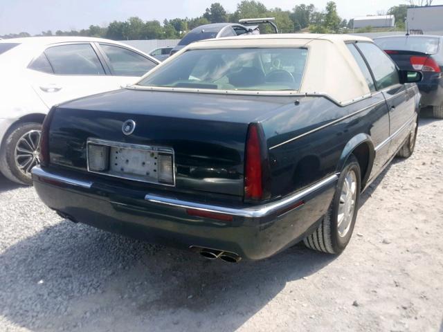 1G6EL12Y2TU618393 - 1996 CADILLAC ELDORADO GREEN photo 4