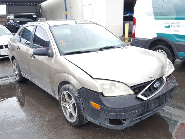 1FAFP34N55W293868 - 2005 FORD FOCUS ZX4 GOLD photo 1