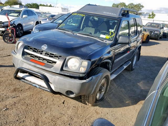 5N1ED28Y34C688186 - 2004 NISSAN XTERRA XE BLACK photo 2