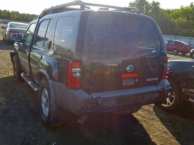 5N1ED28Y34C688186 - 2004 NISSAN XTERRA XE BLACK photo 3