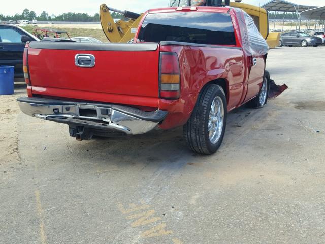 3GTEC14Z96G221077 - 2006 GMC NEW SIERRA RED photo 4