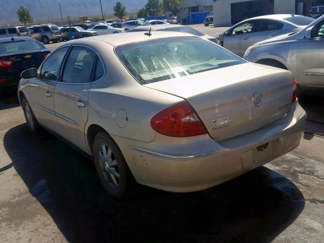 2G4WC582881250070 - 2008 BUICK LACROSSE C BEIGE photo 3