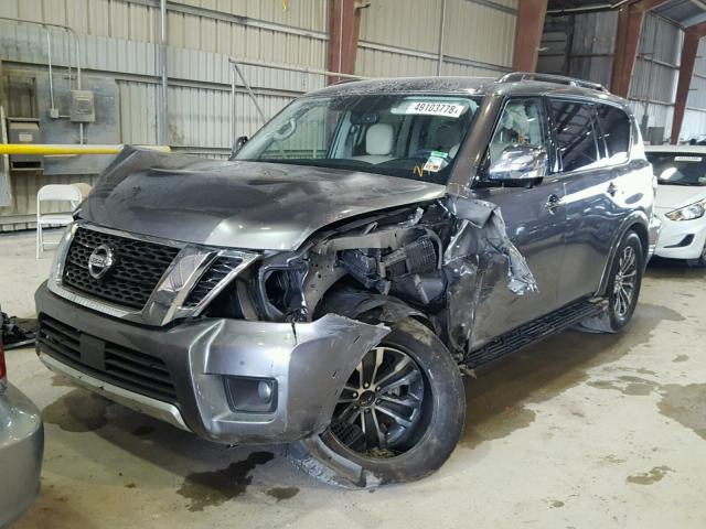 JN8AY2ND5J9051967 - 2018 NISSAN ARMADA SV GRAY photo 2