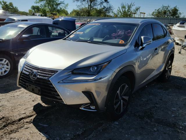 JTJBARBZ2J2172328 - 2018 LEXUS NX 200T GRAY photo 2