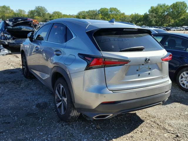 JTJBARBZ2J2172328 - 2018 LEXUS NX 200T GRAY photo 3