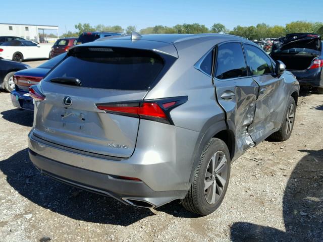 JTJBARBZ2J2172328 - 2018 LEXUS NX 200T GRAY photo 4