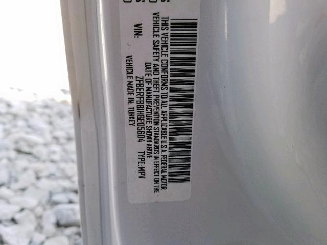 ZFBERFBB1H6E05604 - 2017 RAM PROMASTER 白色 照片 10