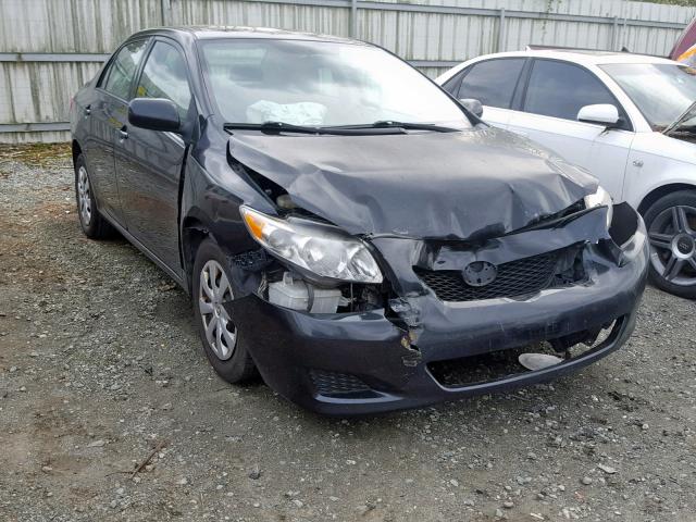 1NXBU4EE2AZ338983 - 2010 TOYOTA COROLLA BA BLACK photo 1