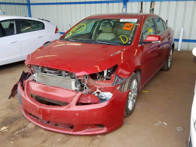 1G4GF5E39DF271764 - 2013 BUICK LACROSSE P MAROON photo 2