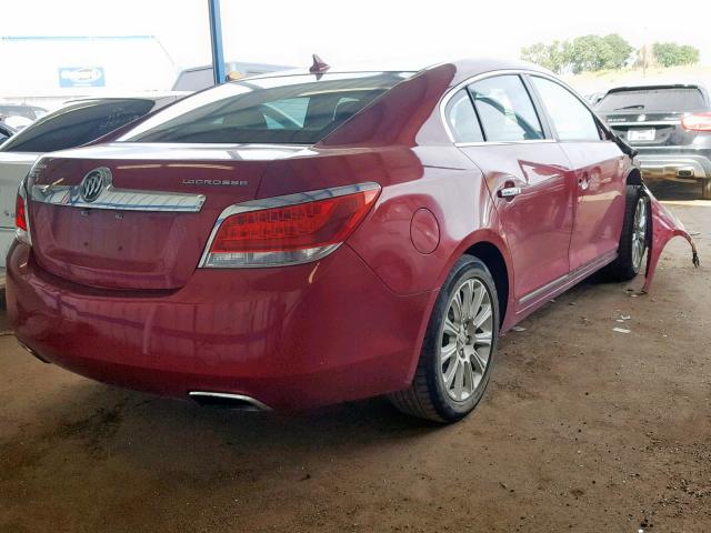 1G4GF5E39DF271764 - 2013 BUICK LACROSSE P MAROON photo 4