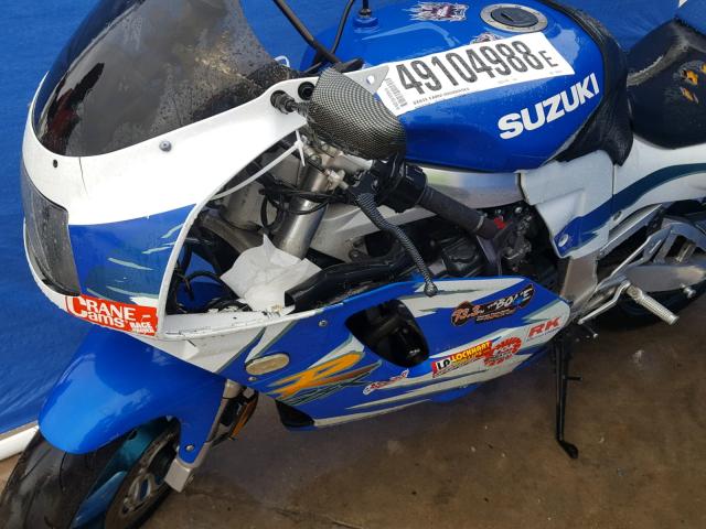 JS1GR7BA5S2100342 - 1995 SUZUKI GSX-R750 W BLUE photo 9