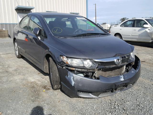 2HGFA1F67BH521841 - 2011 HONDA CIVIC LX-S GRAY photo 1