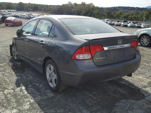 2HGFA1F67BH521841 - 2011 HONDA CIVIC LX-S GRAY photo 3