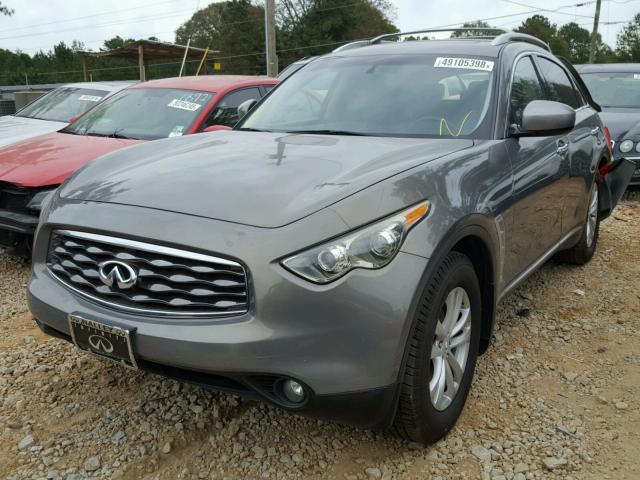 JN8AS1MW2AM854604 - 2010 INFINITI FX35 GRAY photo 2