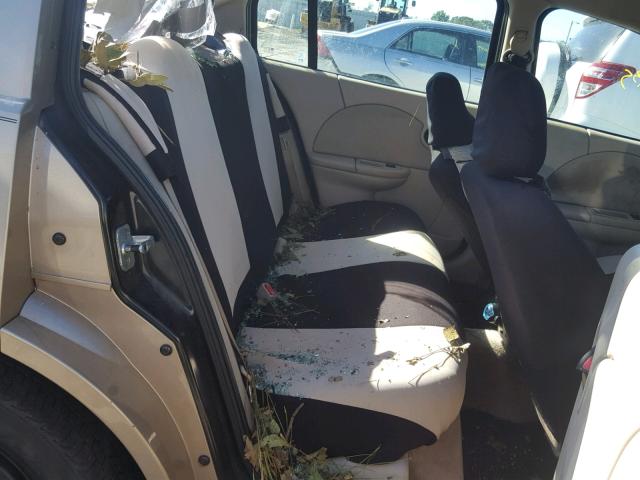 1G8AJ55F86Z162081 - 2006 SATURN ION LEVEL GOLD photo 6