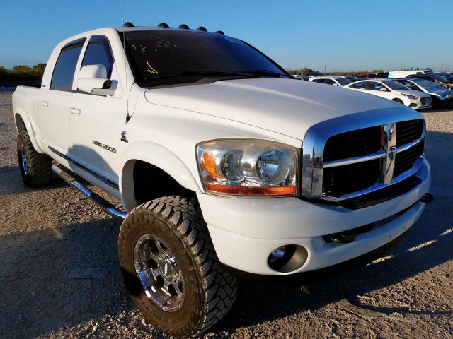 3D7KS29C96G284623 - 2006 DODGE RAM 2500 WHITE photo 1