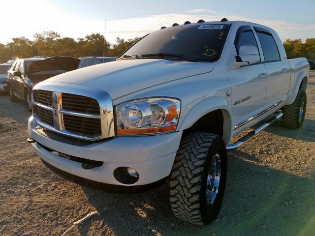 3D7KS29C96G284623 - 2006 DODGE RAM 2500 WHITE photo 2