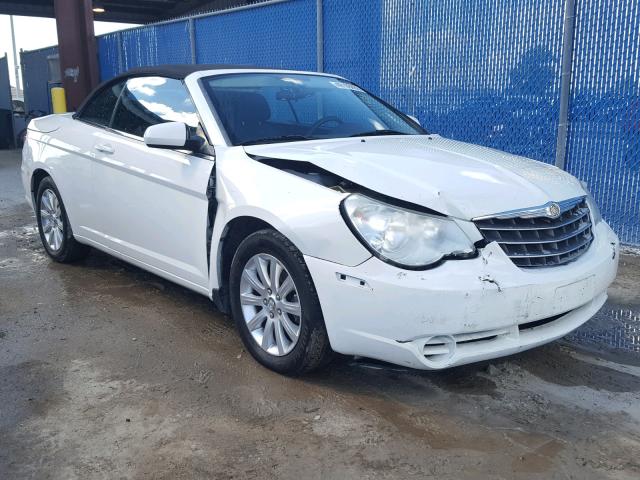 1C3BC5ED5AN142989 - 2010 CHRYSLER SEBRING TO WHITE photo 1