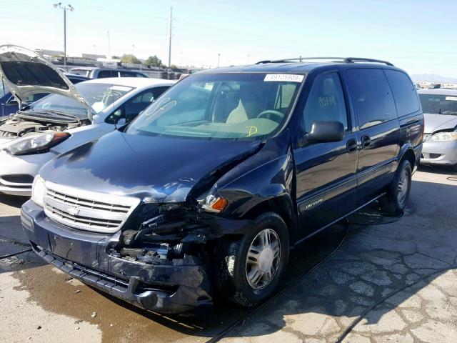 1GNDX03E63D298868 - 2003 CHEVROLET VENTURE BLUE photo 2