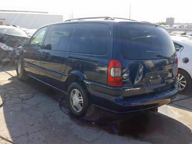 1GNDX03E63D298868 - 2003 CHEVROLET VENTURE BLUE photo 3