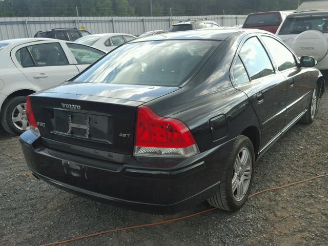 YV1RS592782687698 - 2008 VOLVO S60 2.5T BLACK photo 4