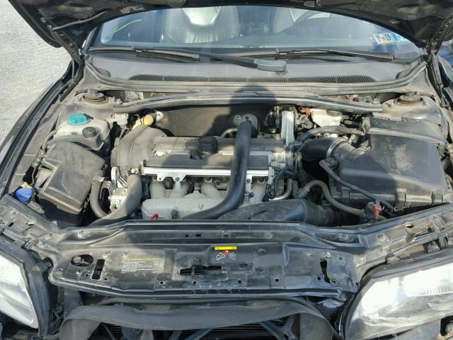 YV1RS592782687698 - 2008 VOLVO S60 2.5T BLACK photo 7