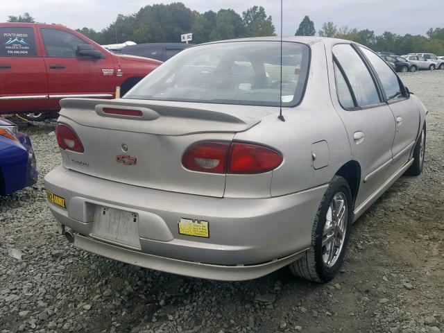 1G1JC524027265349 - 2002 CHEVROLET CAVALIER B SILVER photo 4