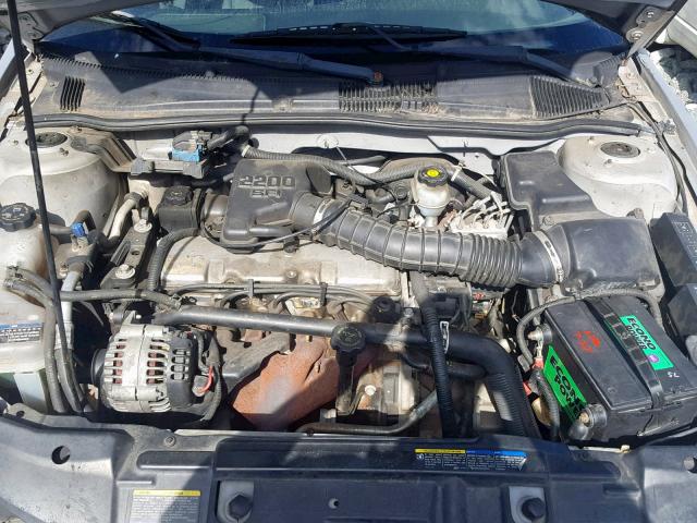 1G1JC524027265349 - 2002 CHEVROLET CAVALIER B SILVER photo 7