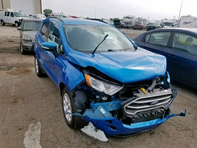 MAJ3P1TE3JC173300 - 2018 FORD ECOSPORT S BLUE photo 1