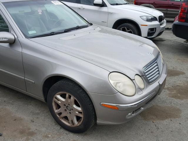 WDBUF65JX3A243915 - 2003 MERCEDES-BENZ E 320 GRAY photo 9