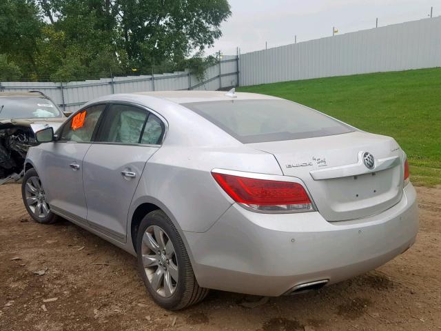 1G4GD5E38CF165780 - 2012 BUICK LACROSSE P SILVER photo 3