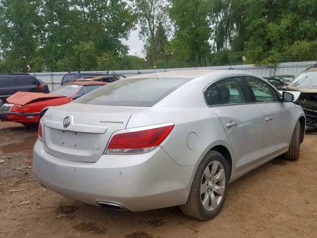 1G4GD5E38CF165780 - 2012 BUICK LACROSSE P SILVER photo 4