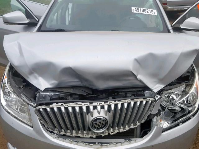 1G4GD5E38CF165780 - 2012 BUICK LACROSSE P SILVER photo 7