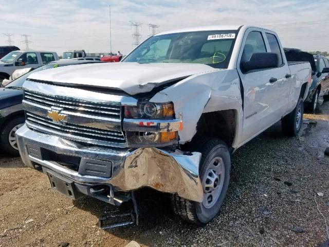 1GC2KUEG1GZ428763 - 2016 CHEVROLET SILVERADO WHITE photo 2