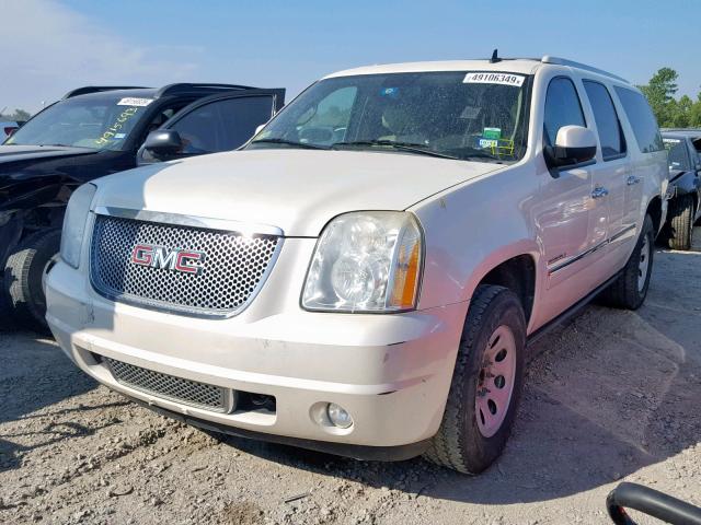 1GKUCMEFXAR128499 - 2010 GMC YUKON XL D WHITE photo 2