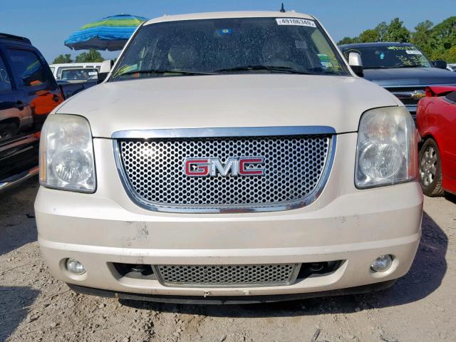 1GKUCMEFXAR128499 - 2010 GMC YUKON XL D WHITE photo 9