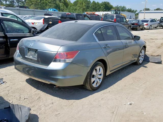 JHMCP26878C007179 - 2008 HONDA ACCORD EXL GREEN photo 4