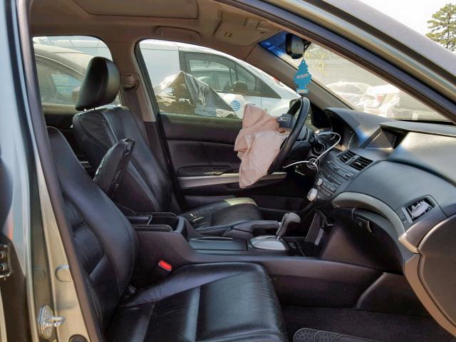 JHMCP26878C007179 - 2008 HONDA ACCORD EXL GREEN photo 5