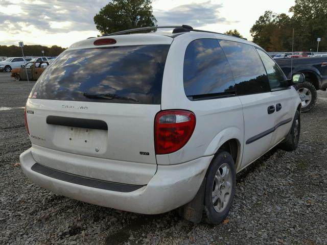 1D4GP25R33B318946 - 2003 DODGE CARAVAN SE WHITE photo 4