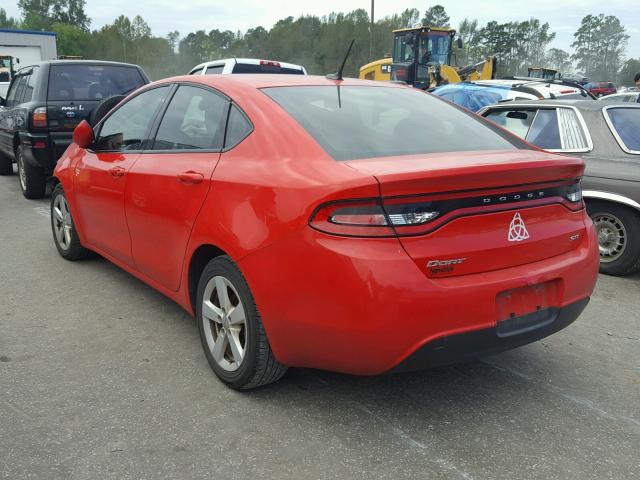 1C3CDFFA7GD814013 - 2016 DODGE DART SXT S RED photo 3