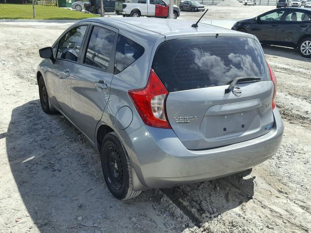 3N1CE2CP0FL358538 - 2015 NISSAN VERSA NOTE GRAY photo 3